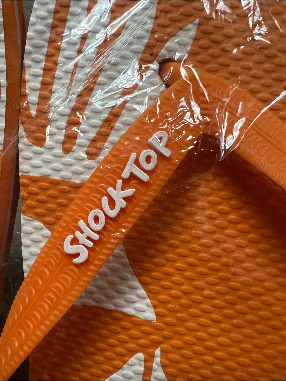 NWT Shock Top Ale Promo Sandals Unisex Size Large